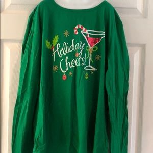 Holiday Time 16-18 XL/XG long sleeve shirt